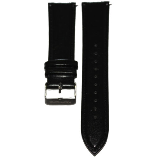 Correa Cuero negro smartwatch 22 mm universal
