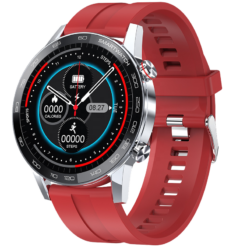 Reloj inteligente Smartwatch KEI KUNZA Pro Rojo silicona