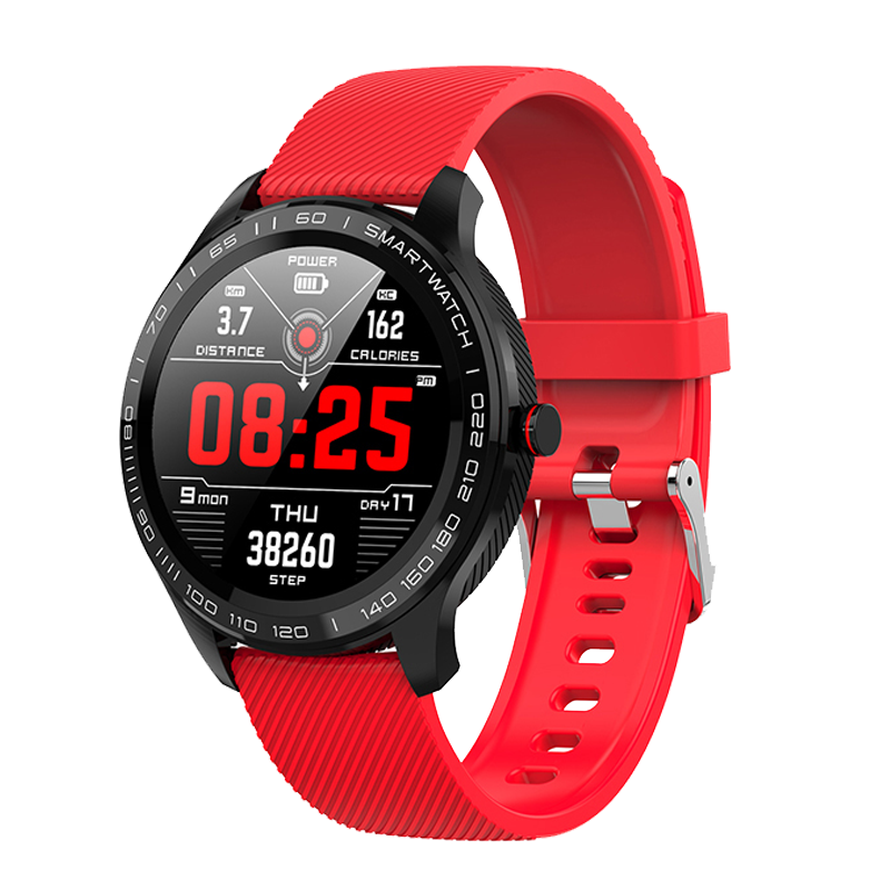 Reloj inteligente Smartwatch KEI F4 Plus Rojo silicona - keiphone.com
