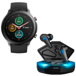 Combo Kei ActiveSync Gamer: Smartwatch Keiphone Kei Muv Gps + Audifonos Kei K55 Gamer