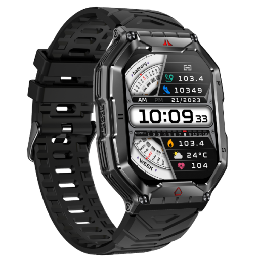 Reloj Smartwatch KEI ARMOR 3 Negro - Imagen 6