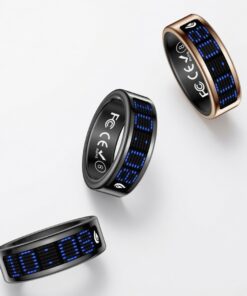 Anillo Inteligente 2026 con Pantalla Táctil - Carga Inalámbrica y Monitoreo de Salud 5 ATM